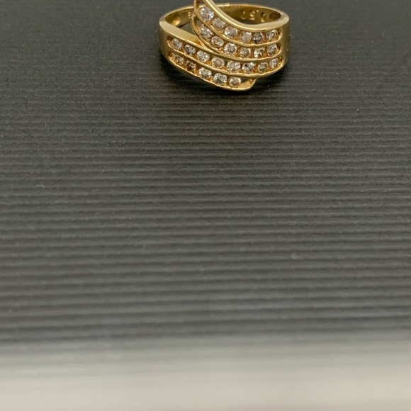 Diamond Ring 18k yellow gold - Picture 4 of 13